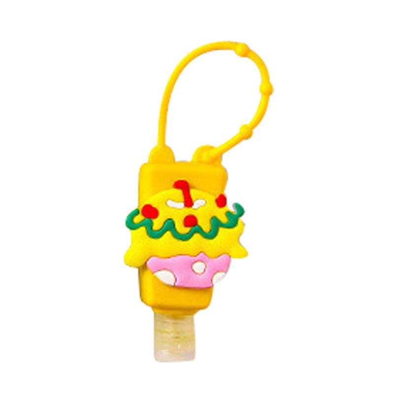 5pcs Mini Washing Gel Bottle Hand Sanitizer Portable Bottle for Kids School Bag Chain Key Handwashing Fluid Bottle 30ml