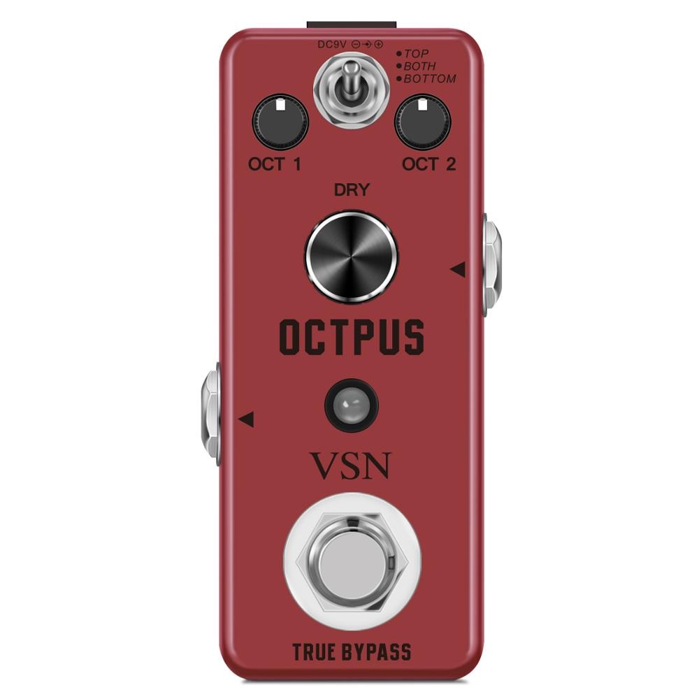 VSN Precise Polyphonic Octave Effect Generator Octpus Guitar Pedal True Bypass