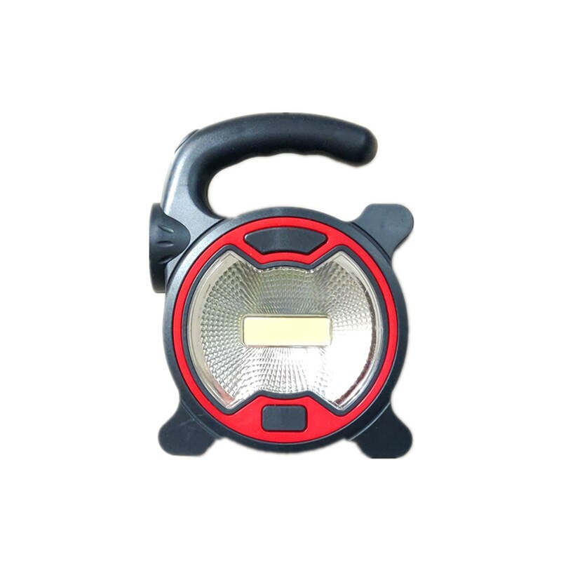 Lámpara de trabajo COB farol LED portátil, foco de emergencia, reflector recargable para trabajo o Camping al aire libre, luz Mini de linterna: Red