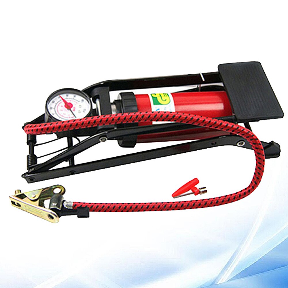 Portable Car High-pressure Foot Pump Bike Tire Floor Inflator Vehicle Tire Floor Pump