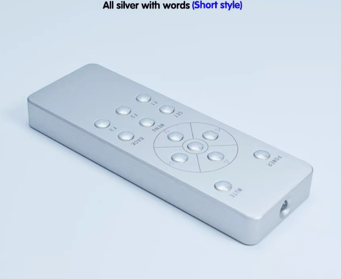 Aluminum Alloy Universal Learning Infrared Remote Control 13 keys for DAC Amplifier CD DVD TV Set-top Box: RED