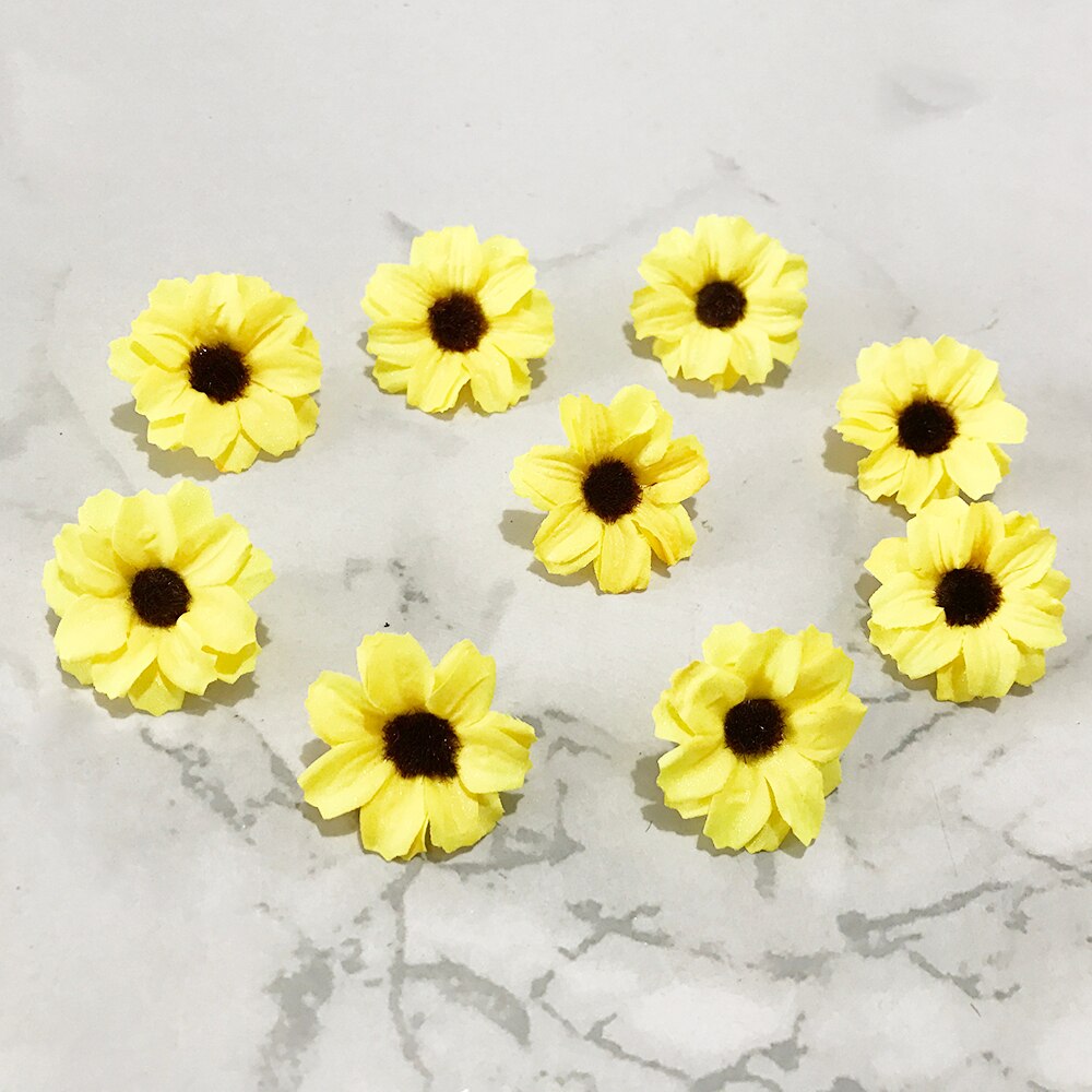 100pcs 30*70MM Schöne Gänseblümchen Blumen Sonnenblumen form Lutscher Süßigkeite
