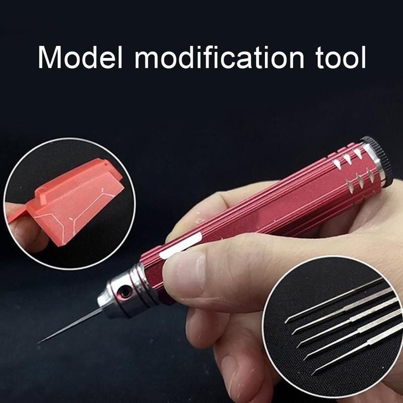 Model Hobby Carving Knife Scribe line cutting tool blade 5 replace chisel + W8O0