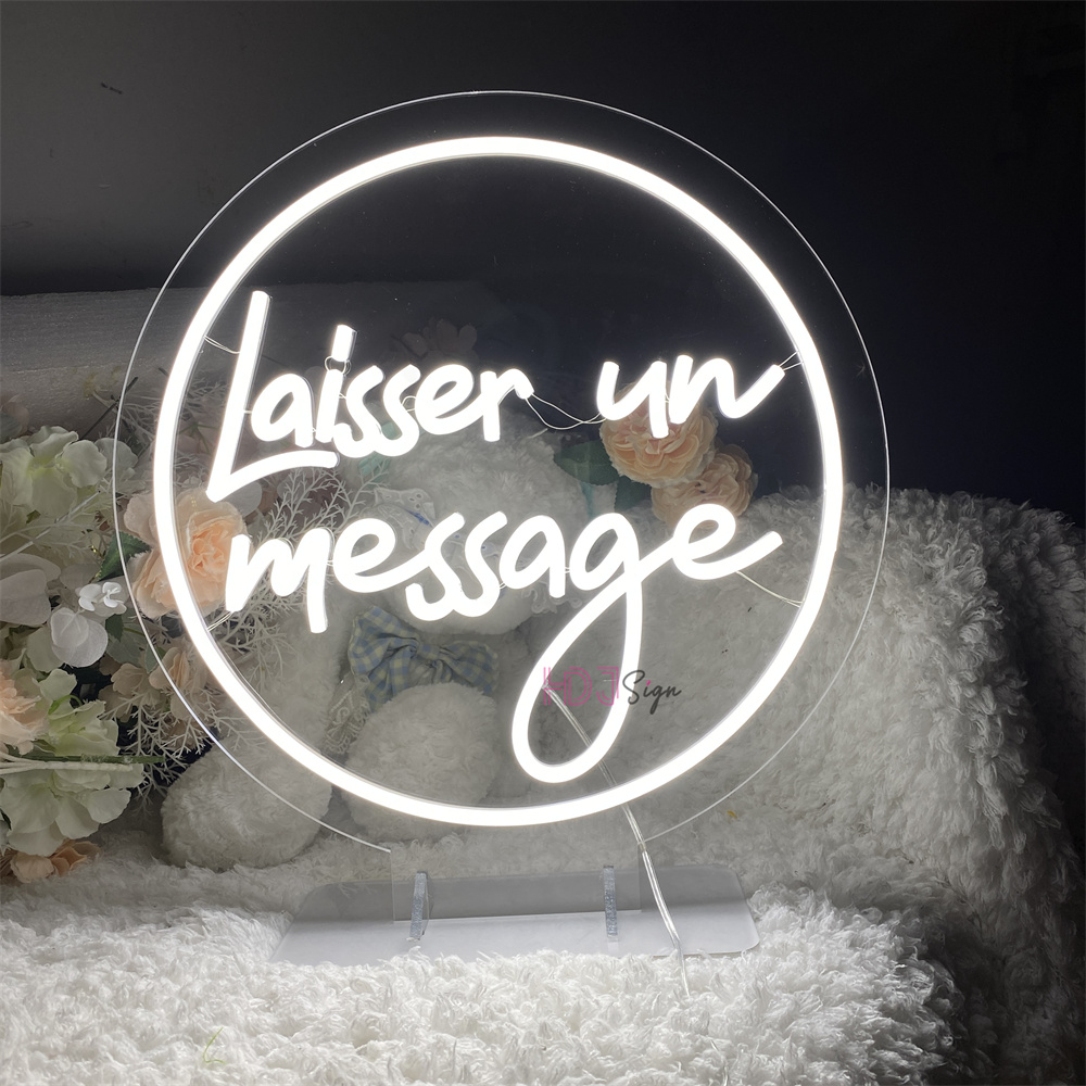 Letrero de neón Led para dejar un mensaje, decoración de mesa de para dormitorio, luces nocturnas de escritorio, lámpara, letreros de neón, decoración USB para cafetería y boda