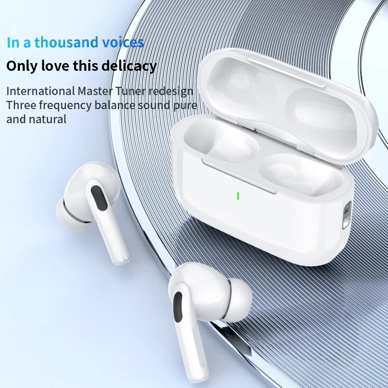 2025 Air Pro Echte Draadloze Bluetooth Koptelefoon Hoofdtelefoon HiFi Geluid Lage Latency Ruisonderdrukking Oordopjes voor IPhone Android
