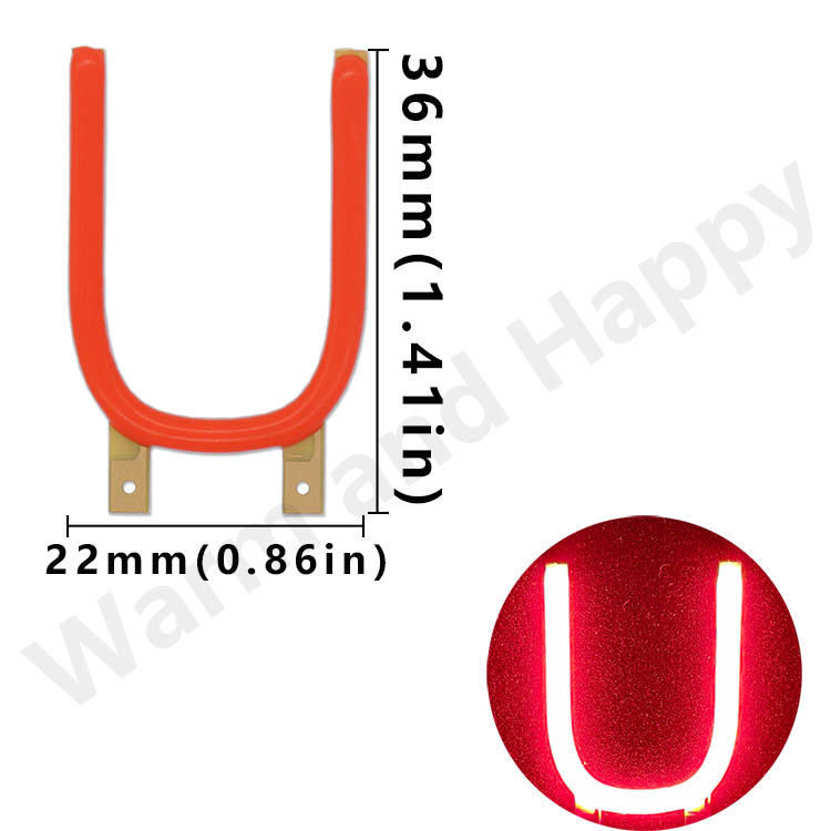 N-Z Letter Licht Decoratie Rood Licht 0.45W Led Lichtgevende Gloeidraad DC2.8-3.0V Nachtlicht Bruiloftsfeest Outdoor Decoratie Gebruik: Oranje