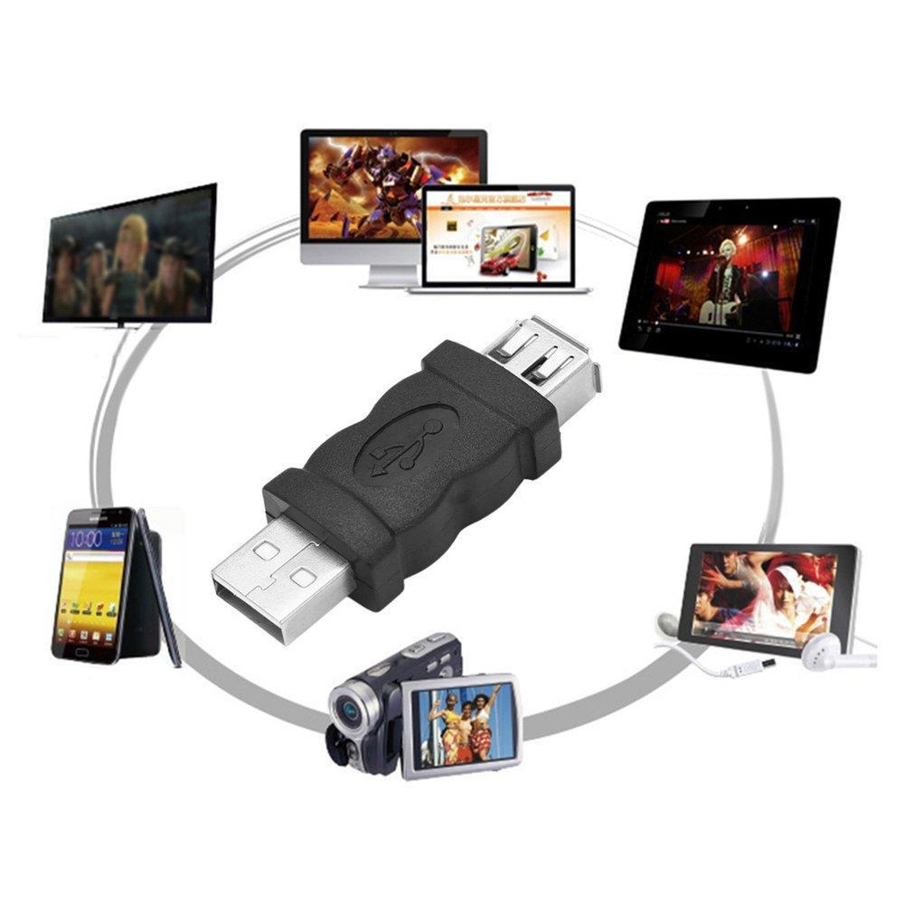 Firewire Ieee 1394 6 Pin Female Naar Usb Type A Male Adapter Adapter