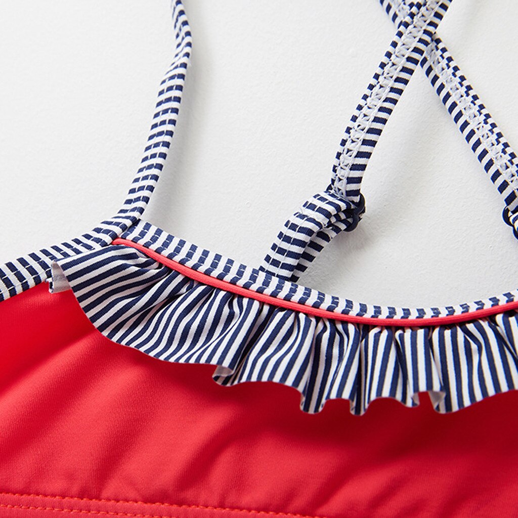 Girls Swimsuit Kids Swimwear Cute Print Kids Bikini Sets Children Kids Girls Bikini Beach Swimsuit+Shorts Swimwear Set Outfit