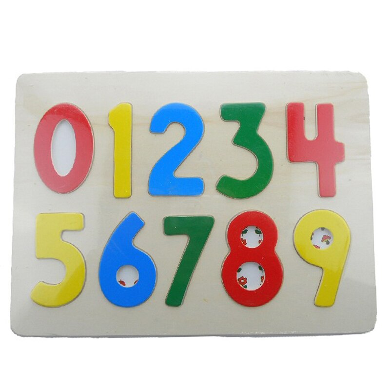 Houten Blokken Speelgoed Multicolor 9 Nummers Cognitieve Speelgoed Kids Baby Vroege Educatief Numeracy Intellectuele Ontwikkeling Speelgoed