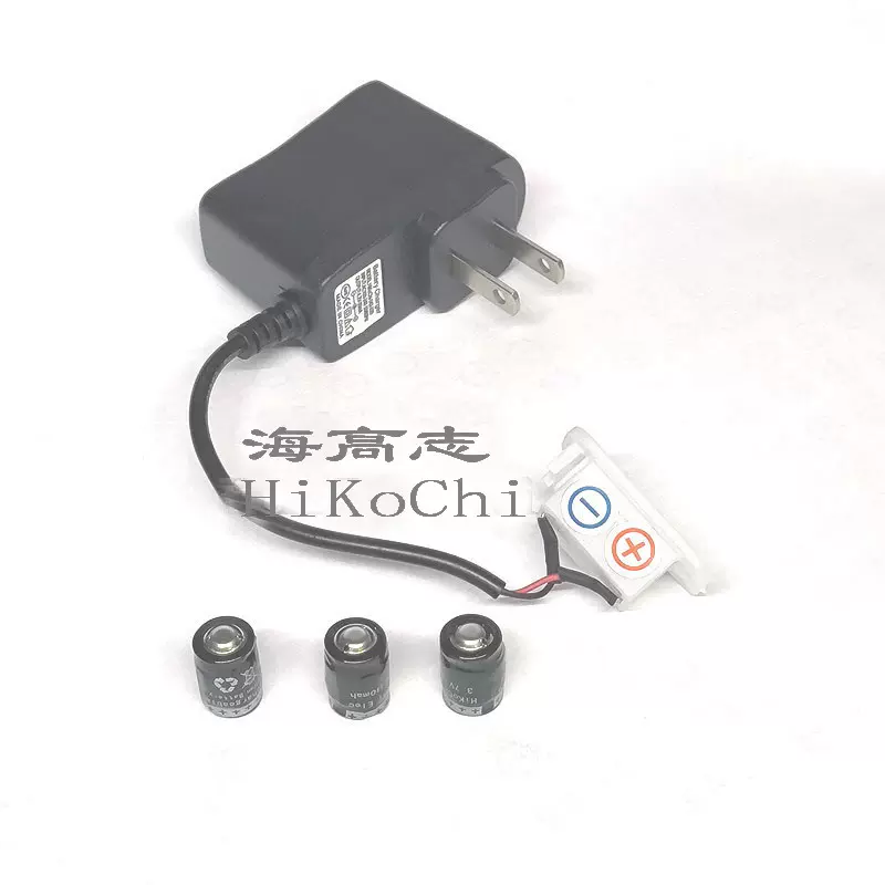 Instead of 3 cells AG13 LR44 CR1/3N rechargeable lithium battery 3.7V 110mAH Battery + Charger: Blue