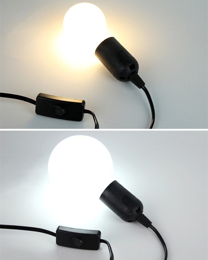Lampeholdere  e27 hele tænder switch-wire eu us stik til pendel led pære hængelampe ophæng fatning holder 1.8m strømledning kabel