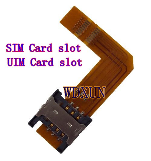 Free welding SIM card connector UIM card slot USIM expansion modules for mc8775 8781 em770 MC8790 EM770W EM820 3GModule PCIE