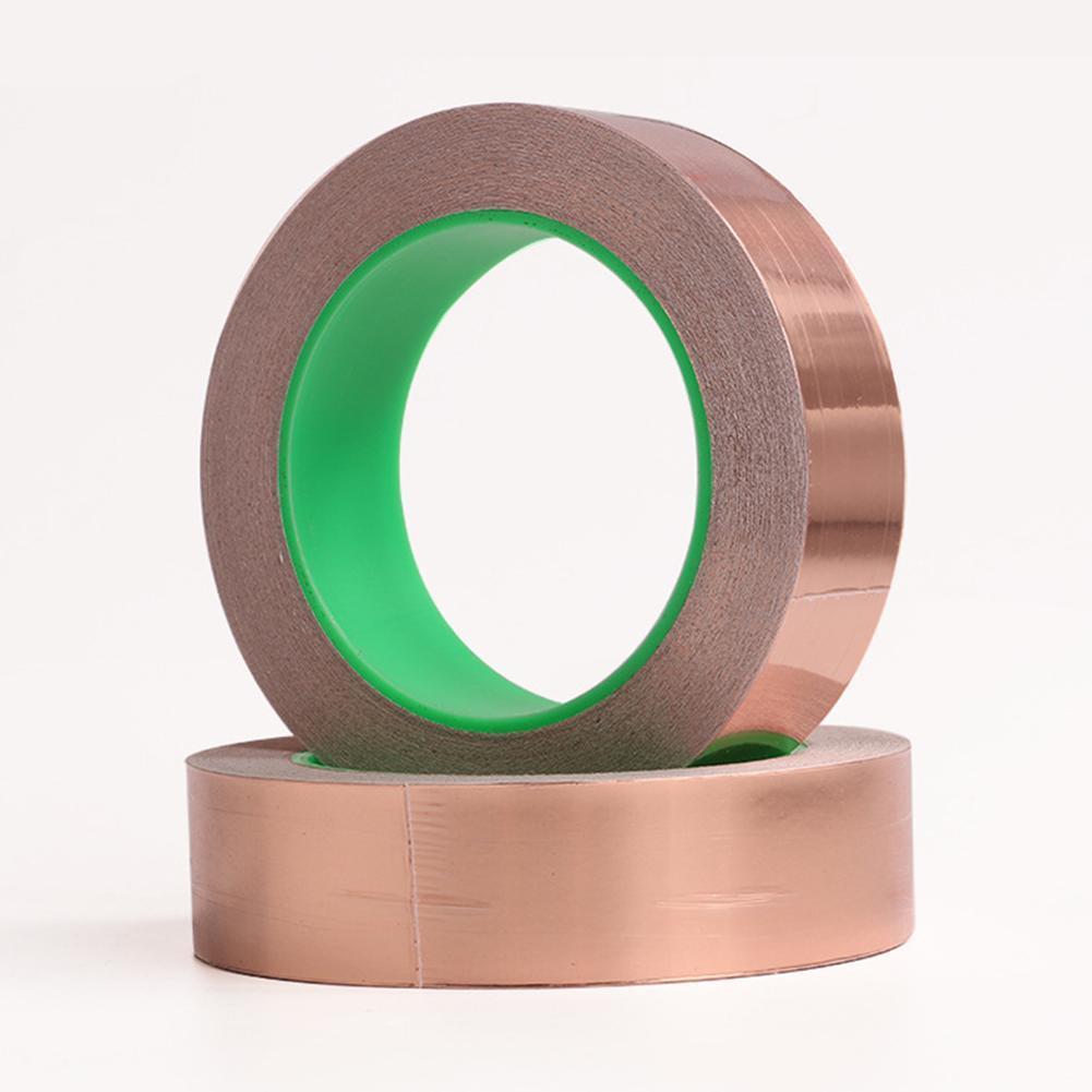 20M Double Sided Conductive Copper Foil Adhesive Tape, Copper Foil Tape For EMI Shielding, Crafts, Soldering, Electrical Repairs