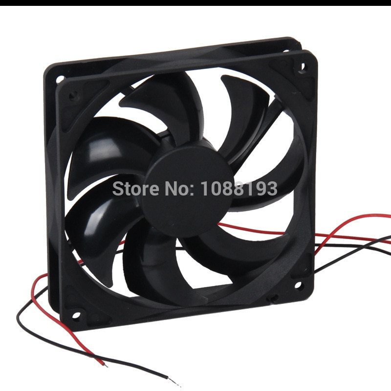Ventilateurs de refroidissement Axial 120x120x25mm/0.17A 24V cc | Roulement à manchon de ventilateur industriel CE RoHs (12025D24HS)