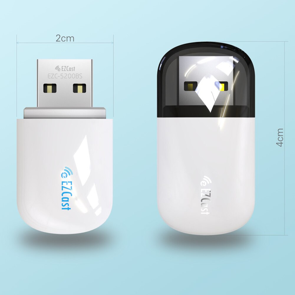 2 in 1 usb wifi-adapter 650 mbps dual-band usb 2.0 wifi-dongle 2.4 ghz +5.8 ghz netwerkkaart draadloze bluetooth 4.2- adapter