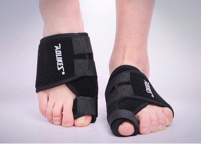 AOLIKES 2 teile/los Kappe Orthopädische Fußpflege Hallux Valgus Haltung Korrektur Bands Fuß Schutzhülle Feste Sport Sicherheit: Ursprünglich Titel