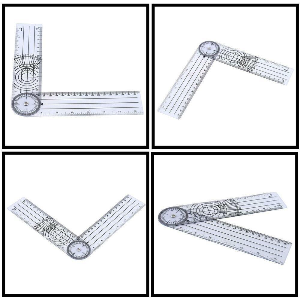 1 Pc Hoek Meten Heerser Hoek Multifunctionele School Plastic Student Kantoor Tekening Briefpapier Heerser Levert 30 Cm