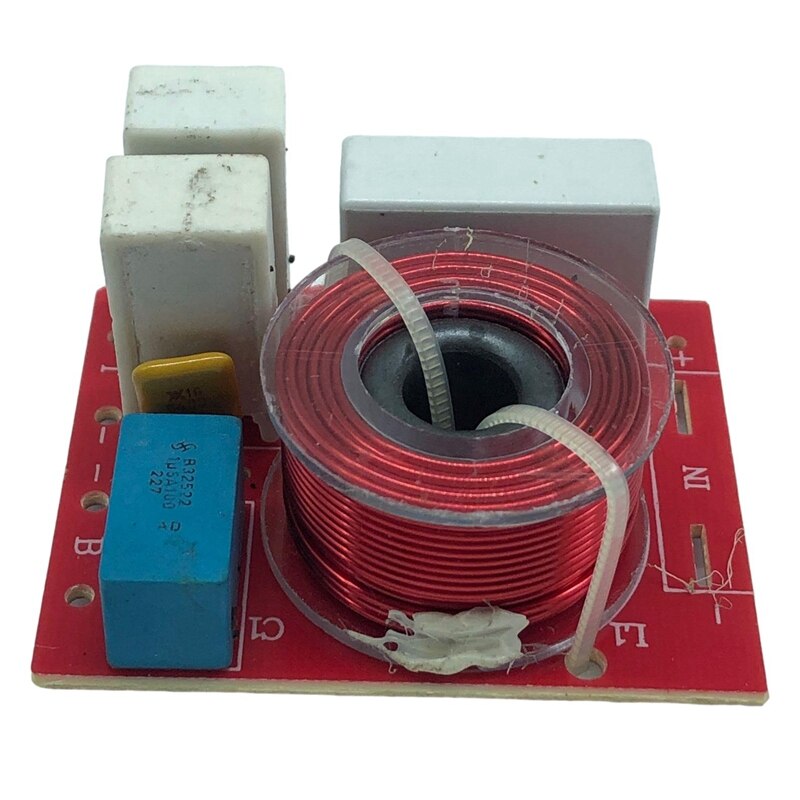 2 Way HiFi Speaker Frequency Divider 80W Crossover with Junction Box WEAH D222