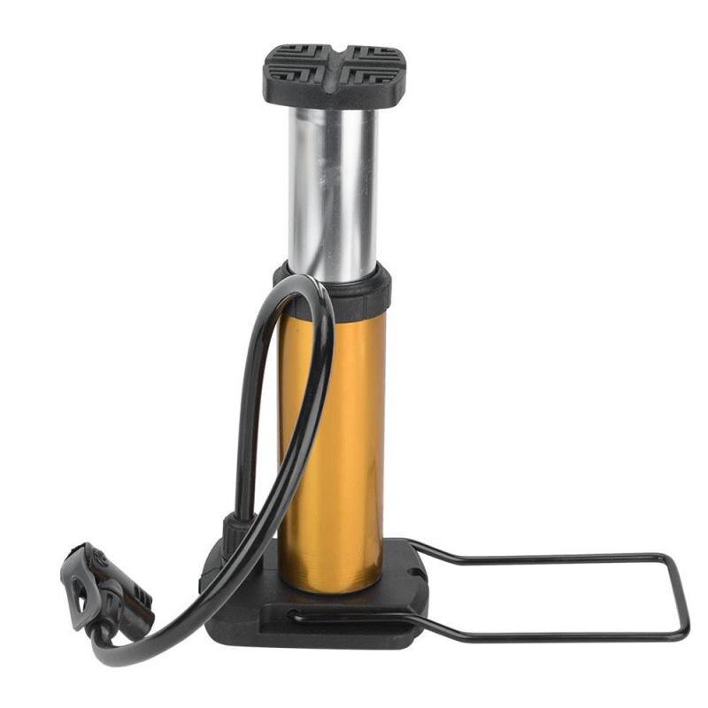 Mini Bike Pump Foot Pump Road Portable Air Bicycle Pump Compressor Pedal Tire Inflator Bicycle Pump High Pressure Cycling Pumps