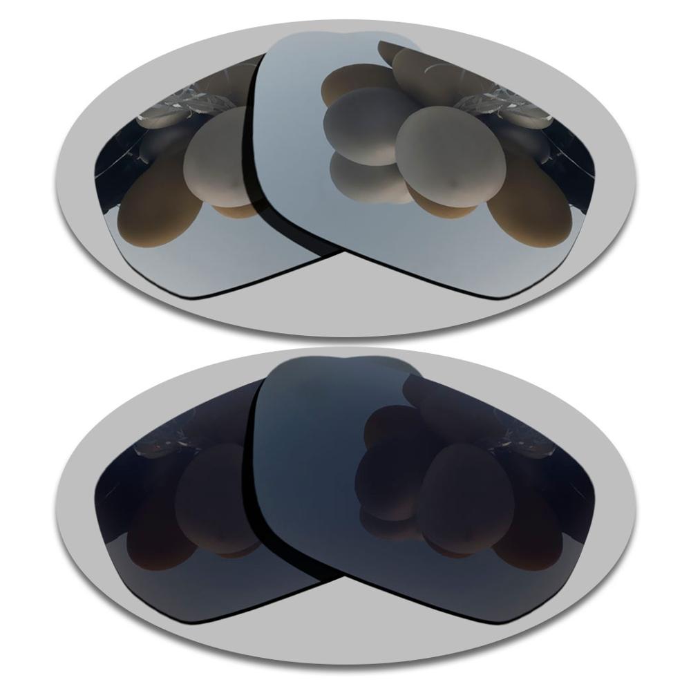 Polarisierte Sonnenbrille Ersatz Linsen für-Stil Schalter OO9194 Rahmen-Mehrere Optionen: Silver-Grey Black