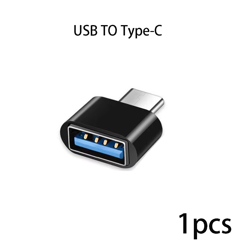 Mini Typ C zu USB Adapter 3,0 USB-C Stecker otg eine Buchse Daten anschluss für MacBook Pro iPad Mini 6/Pro MacBook Air Typ C Gerät: Black