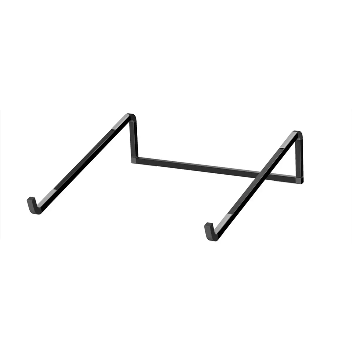 Portable Laptop Stand Aluminum Alloy Support Computer Bracket Ultra light Foldable Non-slip Notebook Holder for Macbook Air Pro: black