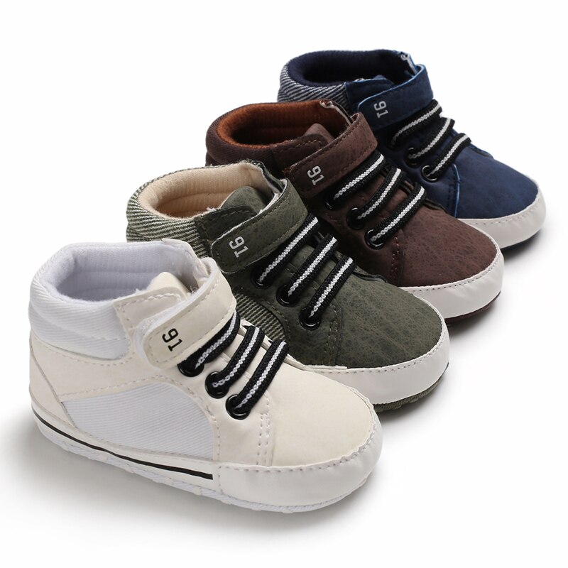 Winter Herfst Baby Jongens Meisjes Casual Lederen Sneakers Sport Crib Soft Eerste Wandelaar Schoenen 0-18 Maanden Babyschoenen
