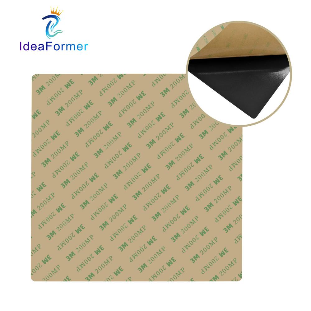3D Printer Square Heat bed Sticker 214/220/235/310mm Print Build Plate Sticker With 3M Tape For Ender 3/5 Anet A6 A8 3d Printer.