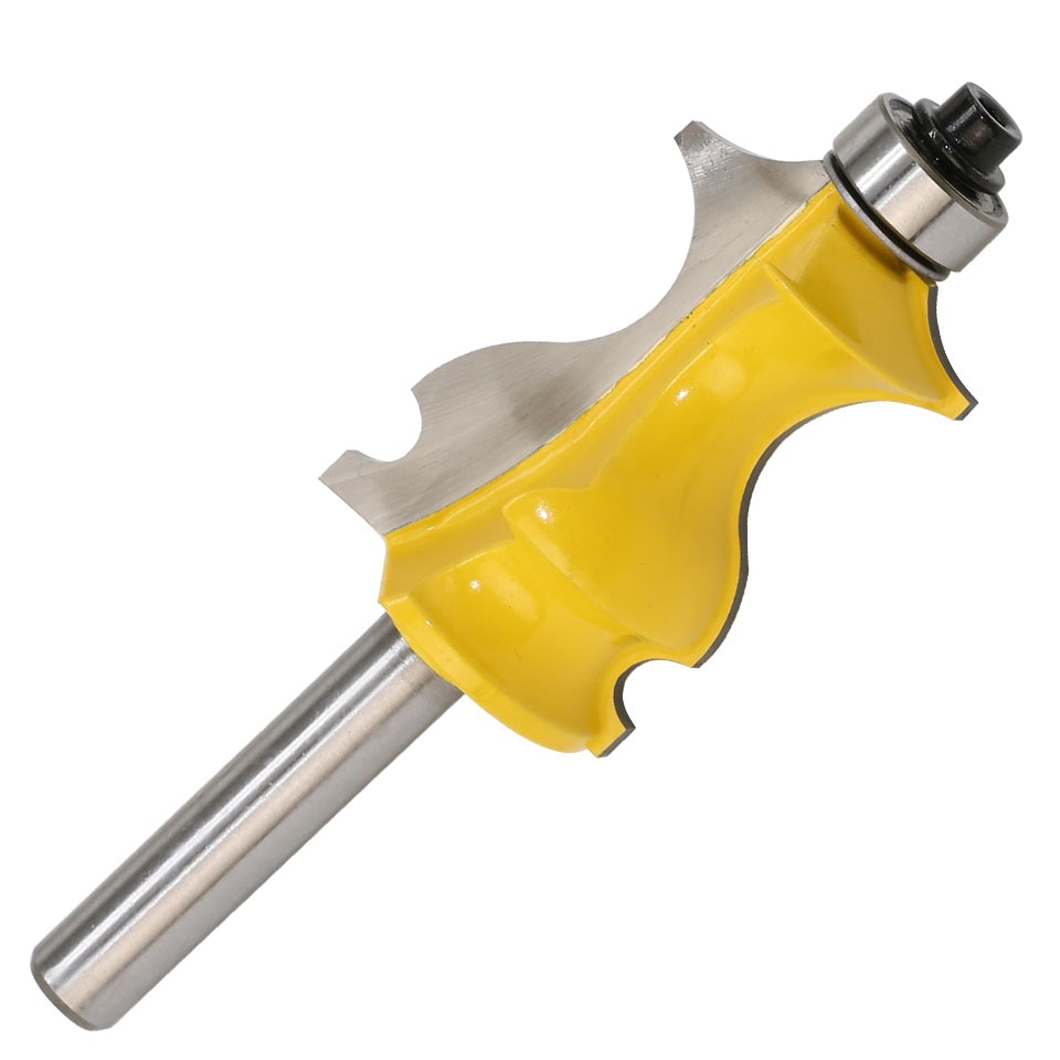 1pc 8mm- schachts vis leuning bit architectonische hardmetalen lijst frees trimmen hout frees voor houtbewerking