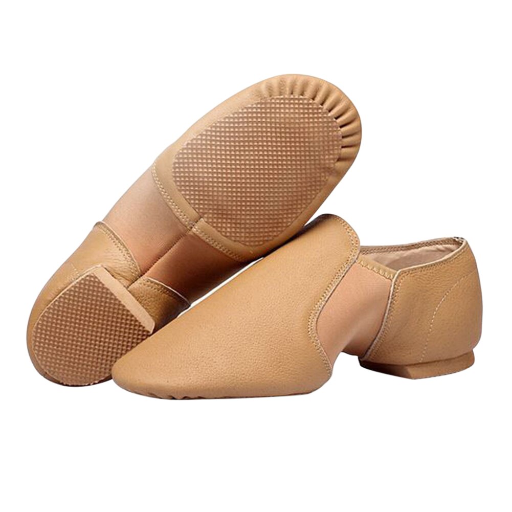 Chaussures De Danse Jazz Montantes Noires – Pour Femmes Adultes, Semelle Souple, Fermeture élastique