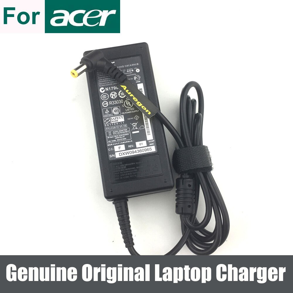 Genuine Original 65W AC Adapter Charger Power Supply FOR Acer Aspire Aspire 5349 5350 5590 5736Z 5745Z 5749
