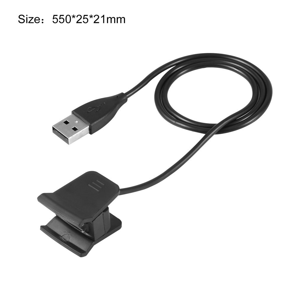 Reemplazo USB Cable de carga Cable cargador Clip para Fitbit Alta HR pulsera reloj inteligente pulsera inteligente