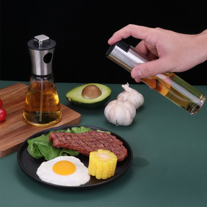 Olie Spray Fles Pulverizador Aceite Dispenser Spuit Olijf Keuken Accessoires Gadget Koken Bbq Barbacoa Werktuigen Sets