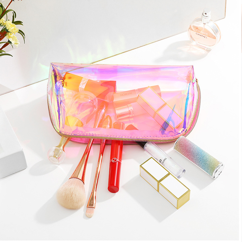 Pochette de rangement de beauté holographique – Grandado