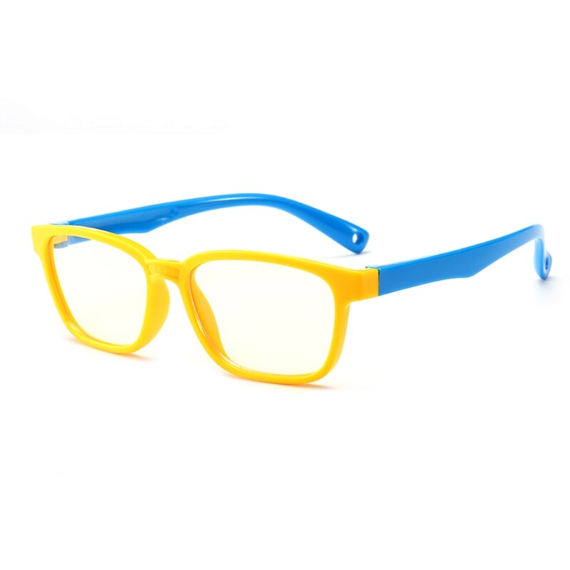 Square Anti Blue Light Kids Glasses Children Boy Girls Computer Eyeglasses UV400: C10