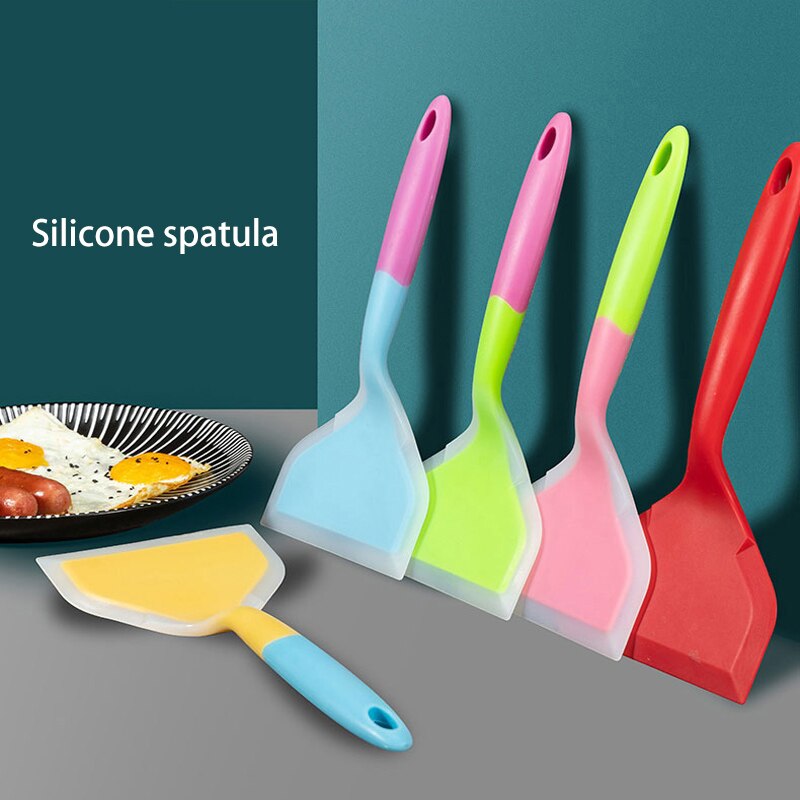 Food Grade Silicone Cooking Utensils Tamagoyaki Spatula Beef Meat Egg Kitchen Spatula Pizza Shovel Cooking Tools Kitchenware