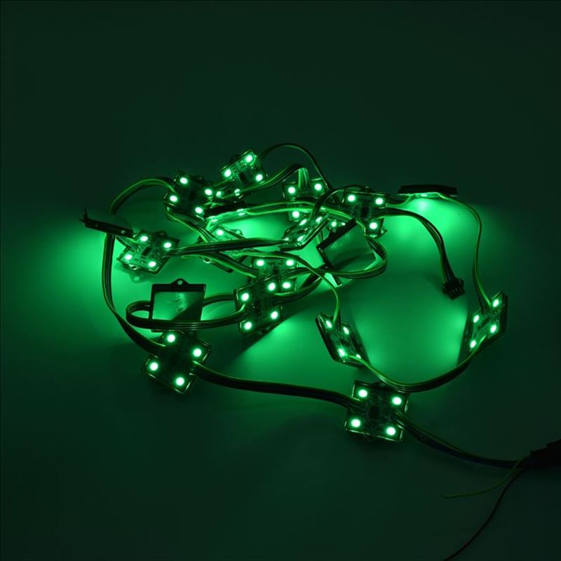 Matriz direccionable WS2801, módulo de píxeles de 4 LED, resistente al agua IP65, , 20 unidades