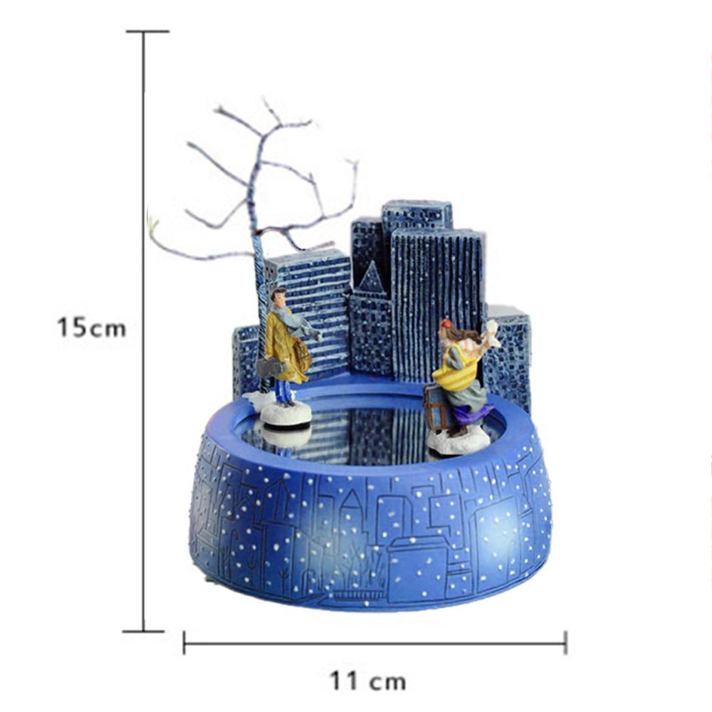 Boy girl magnet music box birthday christmas beautiful melody resin material