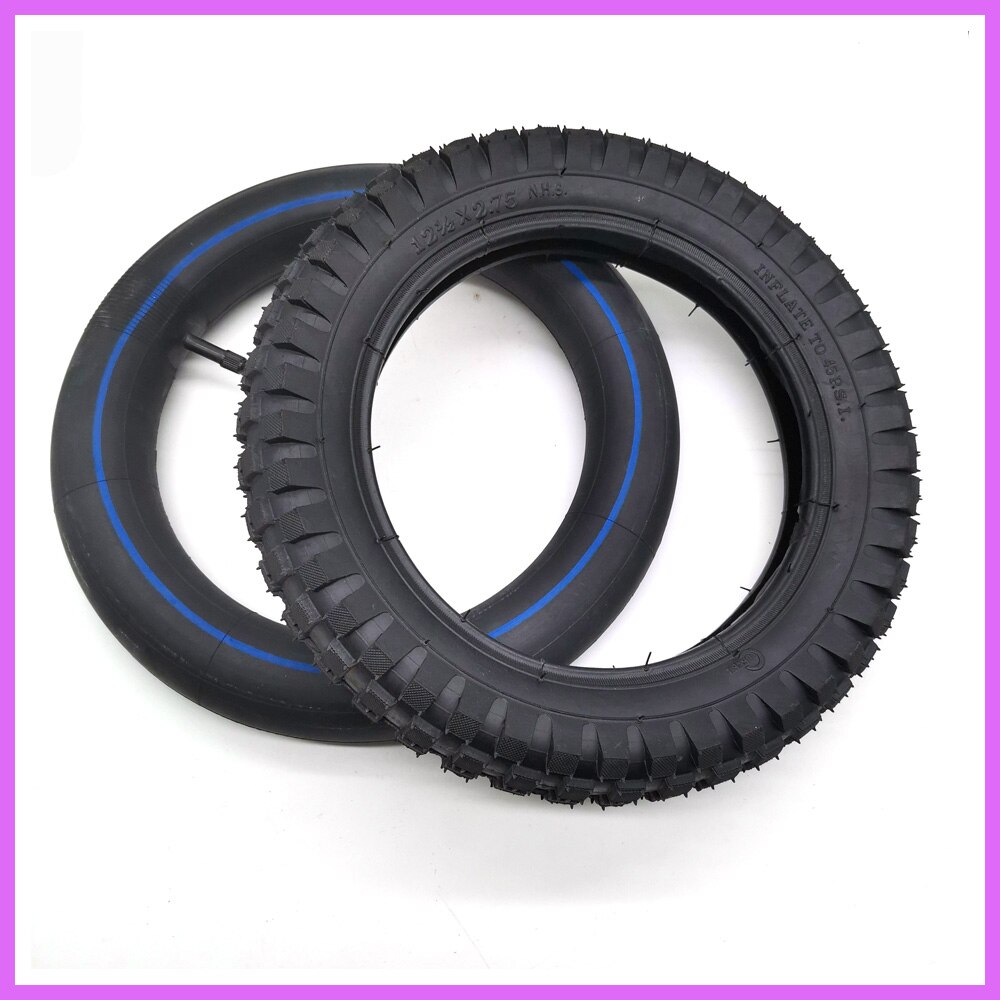 12 1/2x2.75 Inner Tube and Outer Pneumatic Tire 12.5x2.75 Tyre for Razor MX350 MX400 49cc Dirt-bike