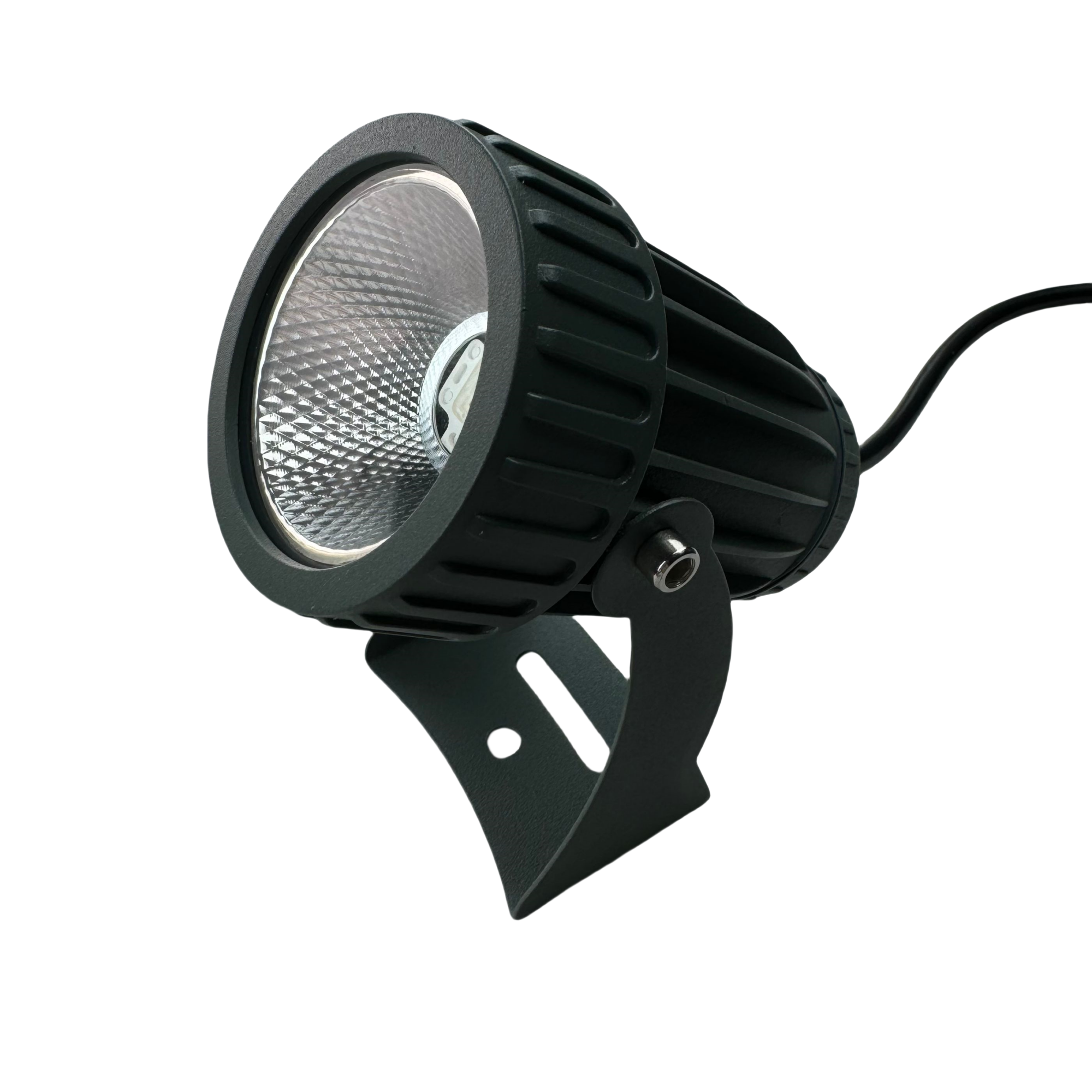 10w rgb/rgbw  dc12v ws2811- rgb/ucs 2904- rgbw (3000k)  led-piksel-spotlight adresserbar 40- graders lysstråle  ip67 3- pins inn og ut