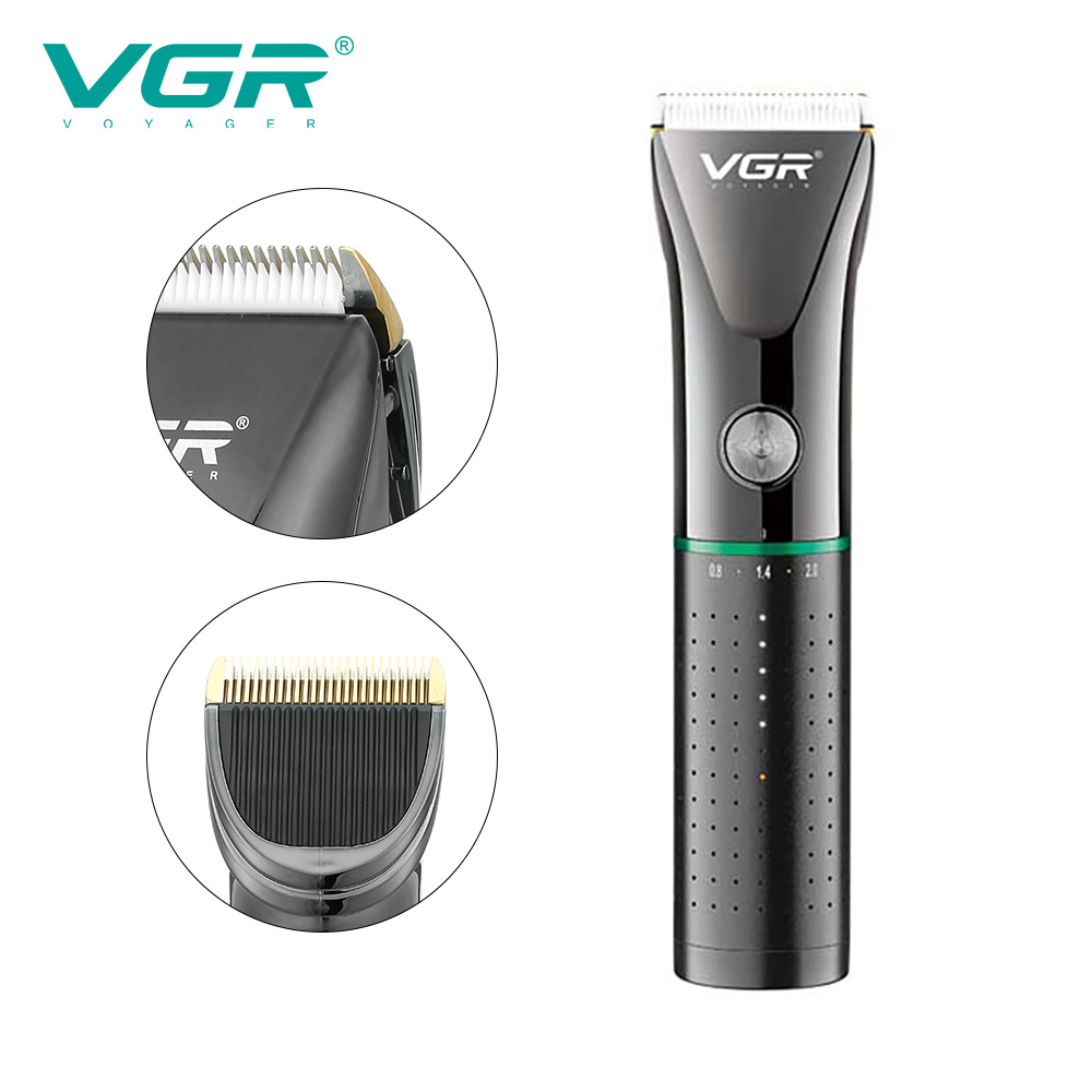 VGR Adjustable Precision Powerful Electric Hair Trimmer Men Hair Clipper Finishing Rechargable Hair Cutter Machine