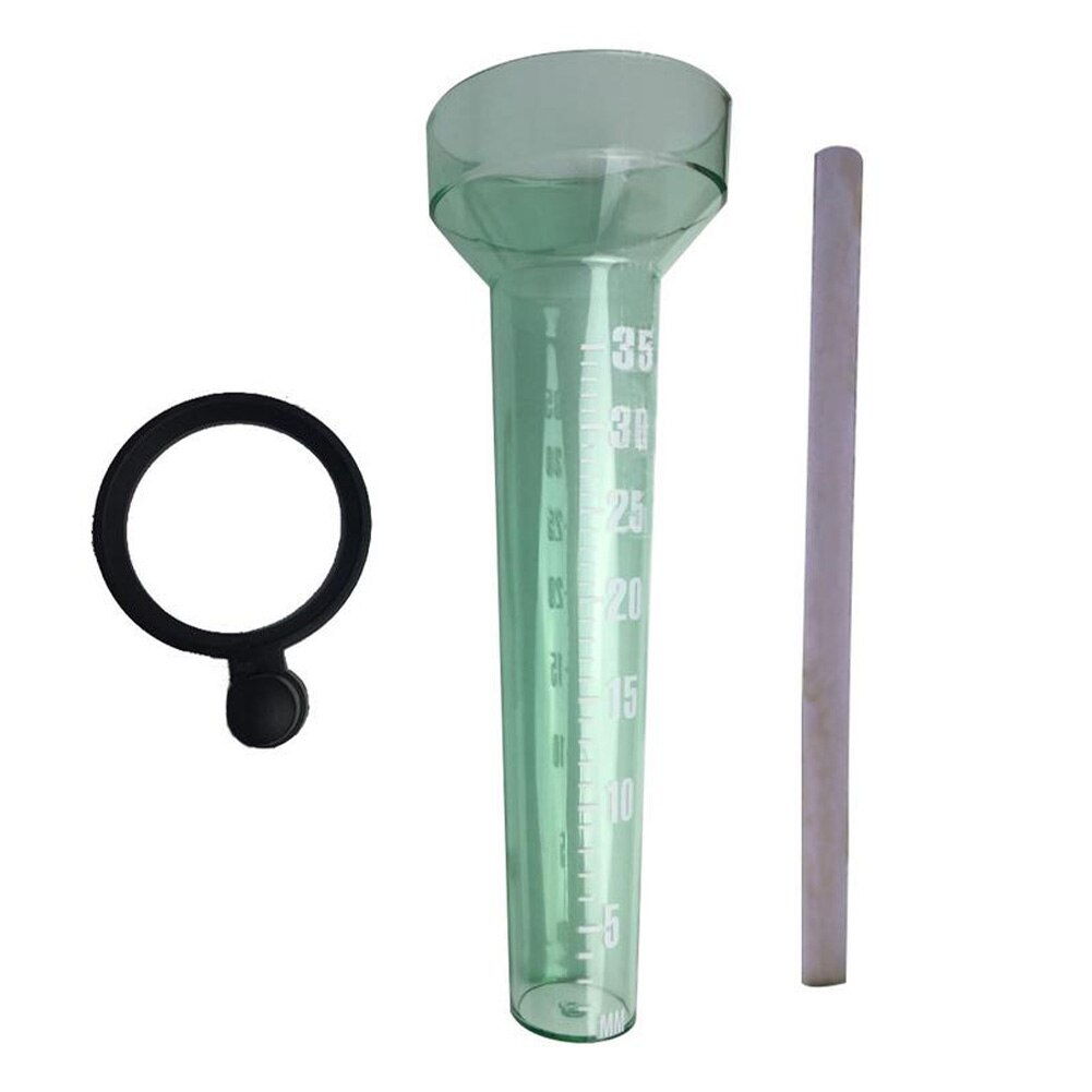 Home Quick Read Lawn Rain Gauge Simple Water Meter Portable Graduated Measuring Tool Outdoor Yard For Garden Soil Transparent