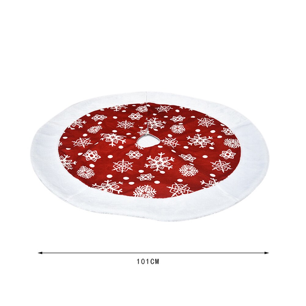 Print Kerstboom Rokken Kerst Feestartikelen Circulaire Xmas Boom Rok Boom Schort Voor Thuis Gelukkig Nieuwjaar: A