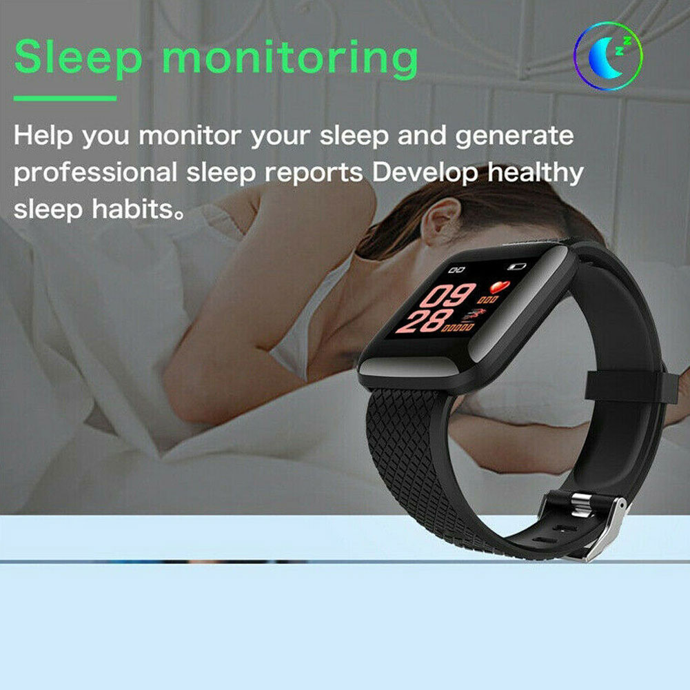 Protable Bluetooth Smart Watch Heart Rate Oxygen Blood Pressure Sport Fitness Tracking Device DU55
