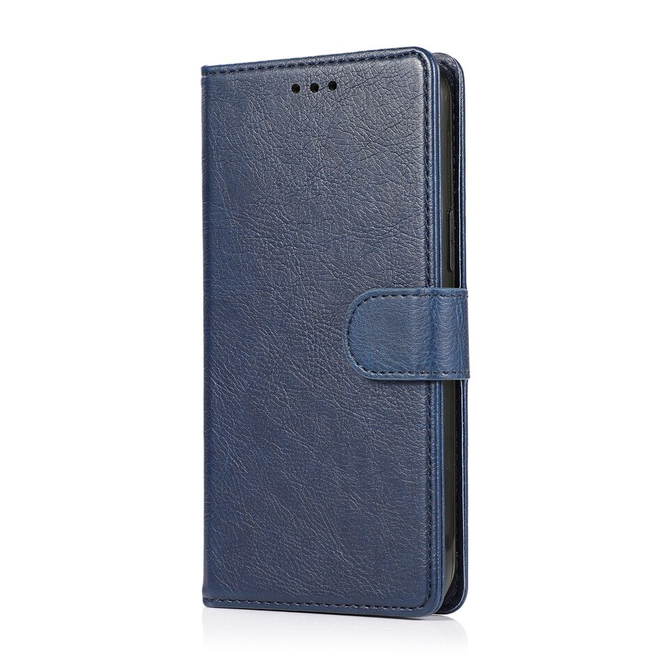 Voor iphone 11 hoesjes voor iphone 11 pro hoesjes voor iphone 11 pro max flap leren telefoonhoesje iphone hoesjes voor meisjes: Voor iphone 11 pro max / Donkerblauw