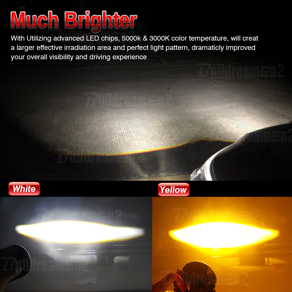 Ensemble de feux antibrouillard avant LED pour voiture, Nissan Qashqai 2, II, J11, , , , , H11, 2 pièces