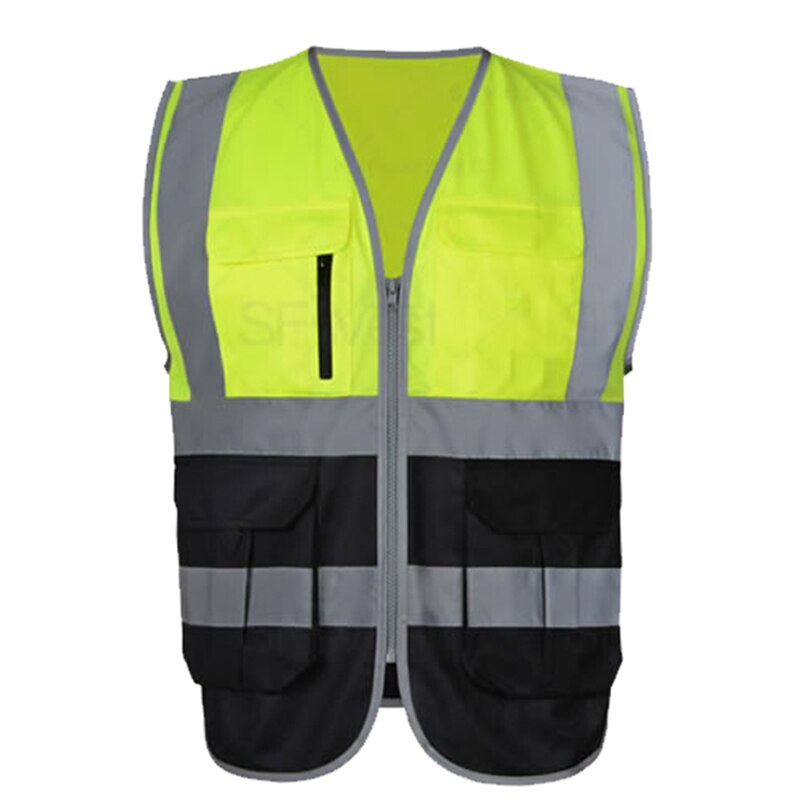 SFVest waistcoat for construction transportation warehouse worker vest reflection reflective safety vest company logo printing