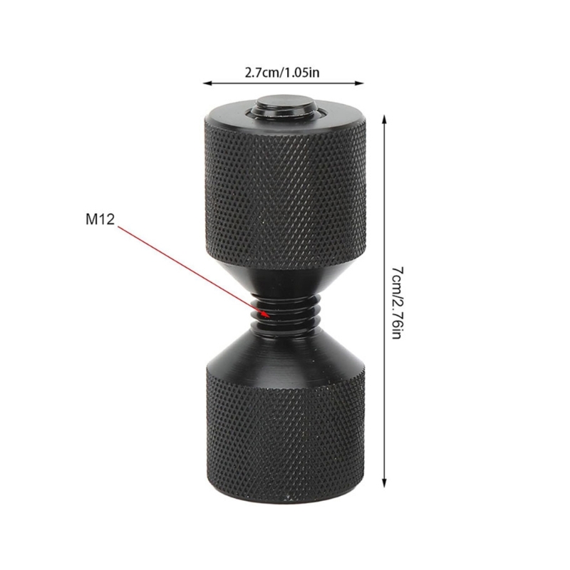 QM82 2 stks/set Stevige aluminium pijpflenspennen geschikt voor nauwkeurige machine-assemblage