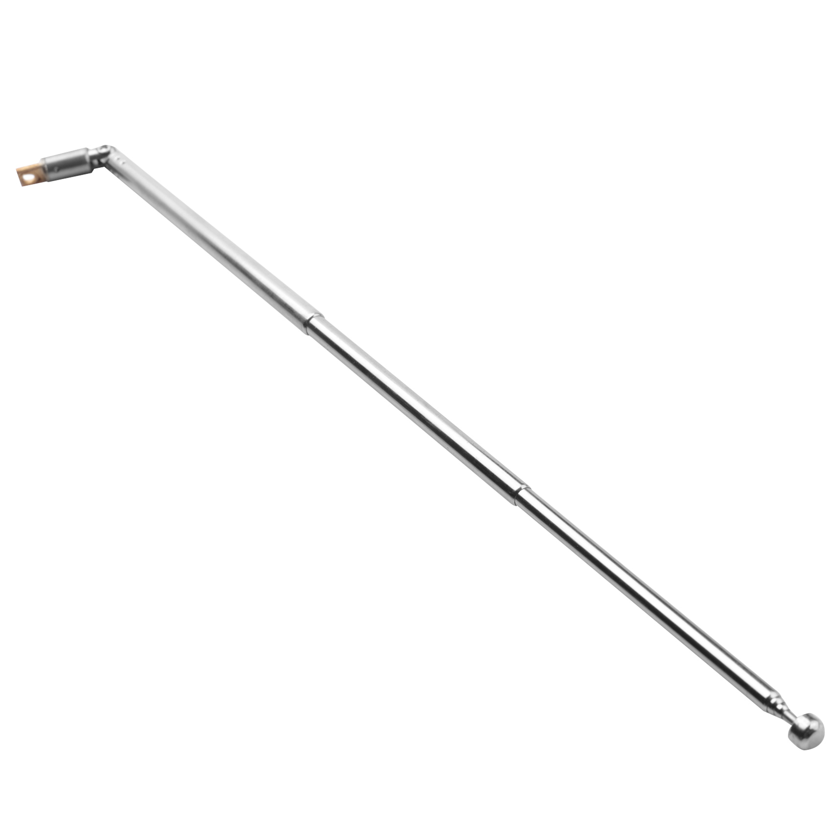 ABUOReplacement 49cm 19.3inch 6 Sections Telescopic Antenna Aerial for Radio TV