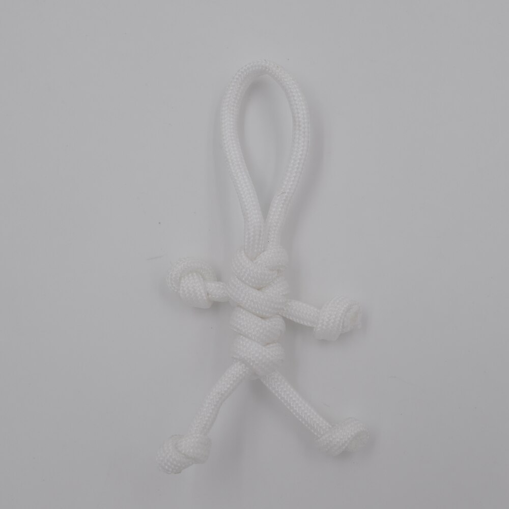 Paracord Buddy Keychain Ultra Portable Novelty Handmade Carabiner Accessories 550 Parachute Cord for Scooters Cars Key Holder: No.7 White